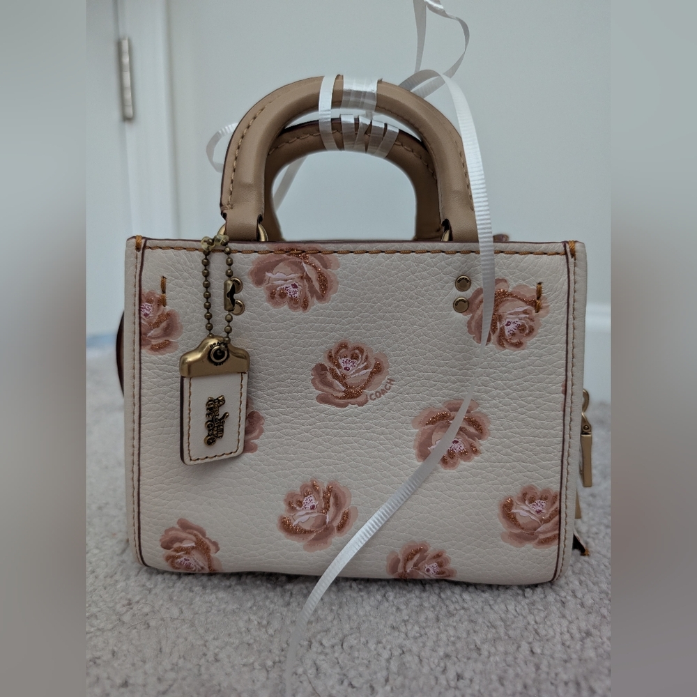 Coach 1941 Rogue 17 With Glitter Rose Print